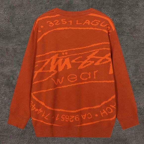 Stussy Other - Stussy Men's Red Knit Sweater